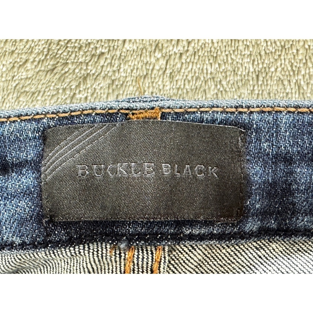 Buckle Black Womens Fit No. 53 Flare Stretch Blue Jeans 28x32 Meas: 31x31.5 - Picture 4 of 7